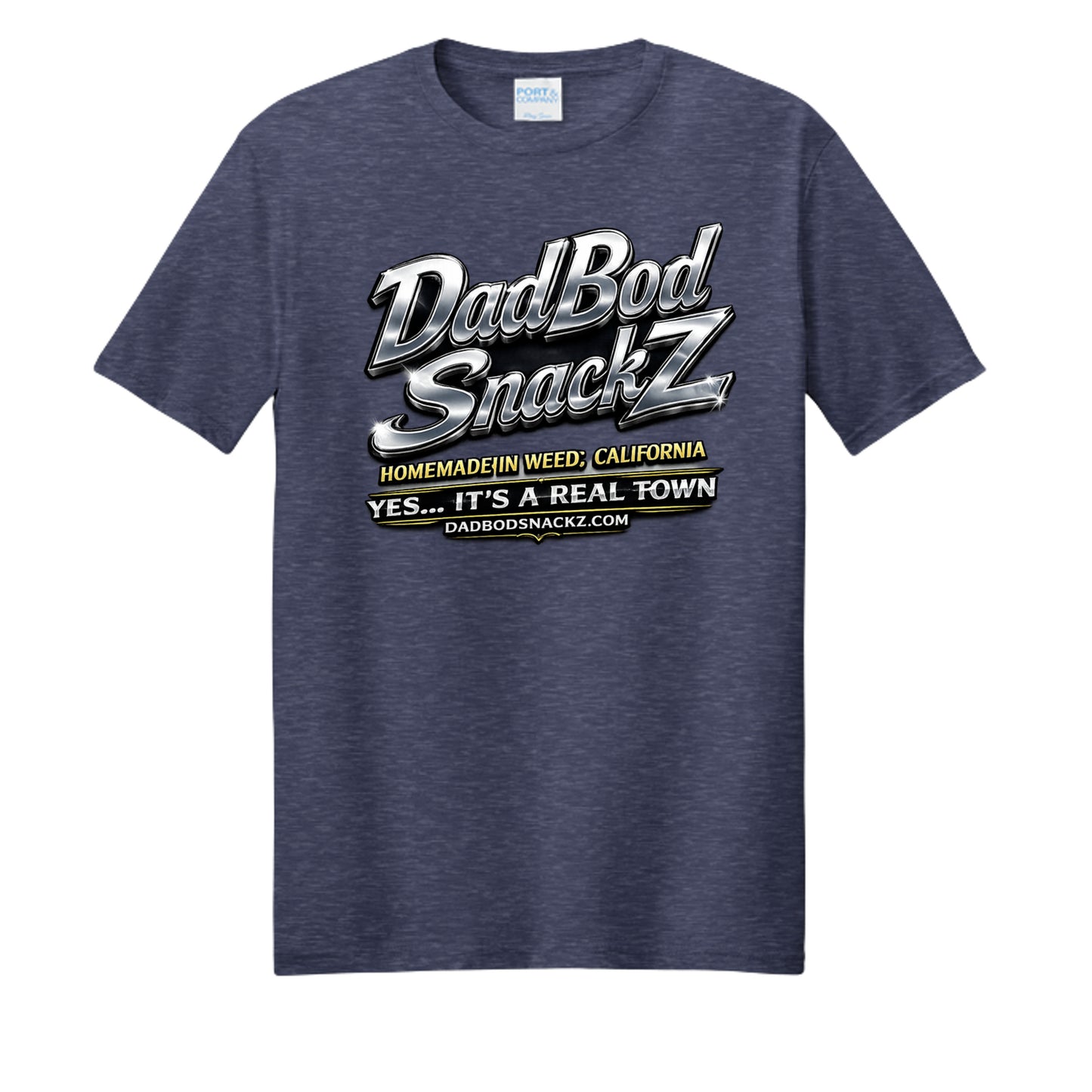 Team Navy Heather - PC455 - FRONT