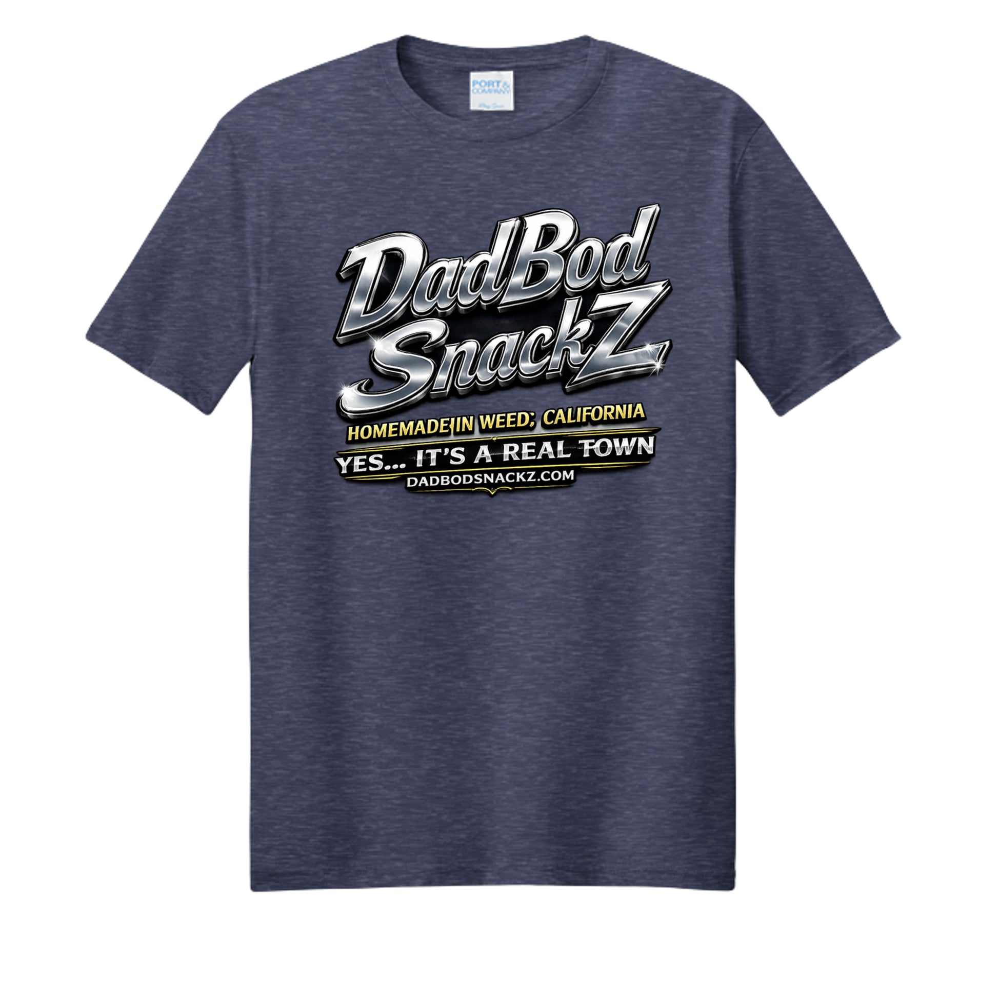 Team Navy Heather - PC455 - FRONT