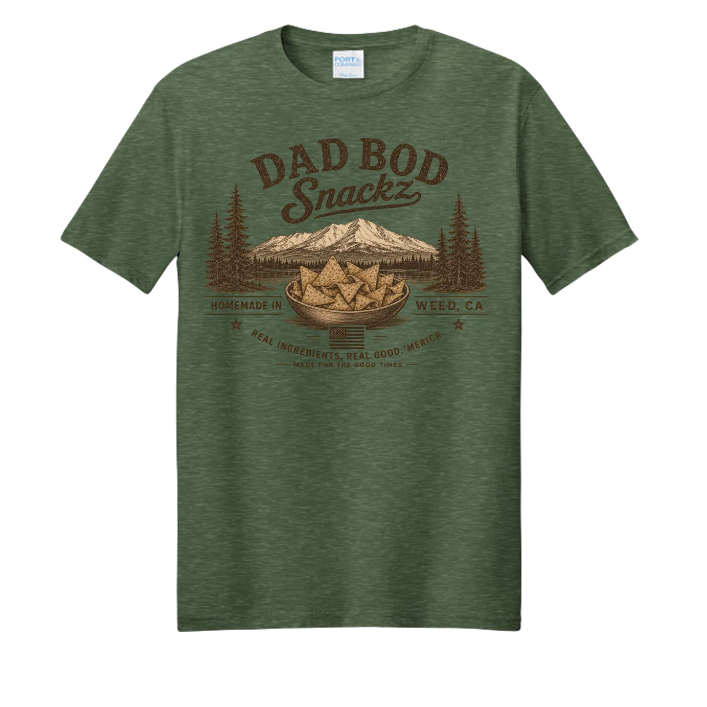Forest Green Heather - PC455 - FRONT