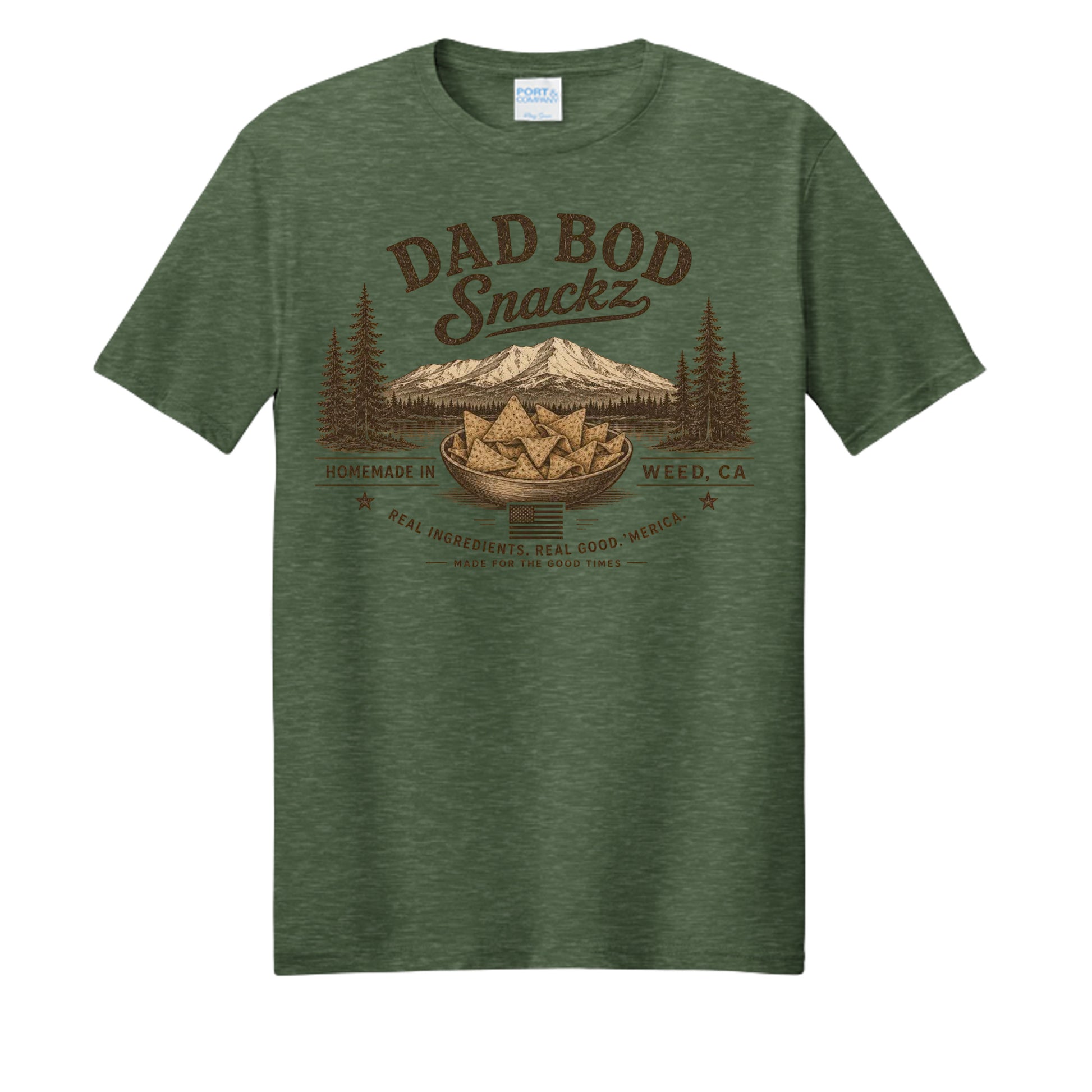 Forest Green Heather - PC455 - FRONT