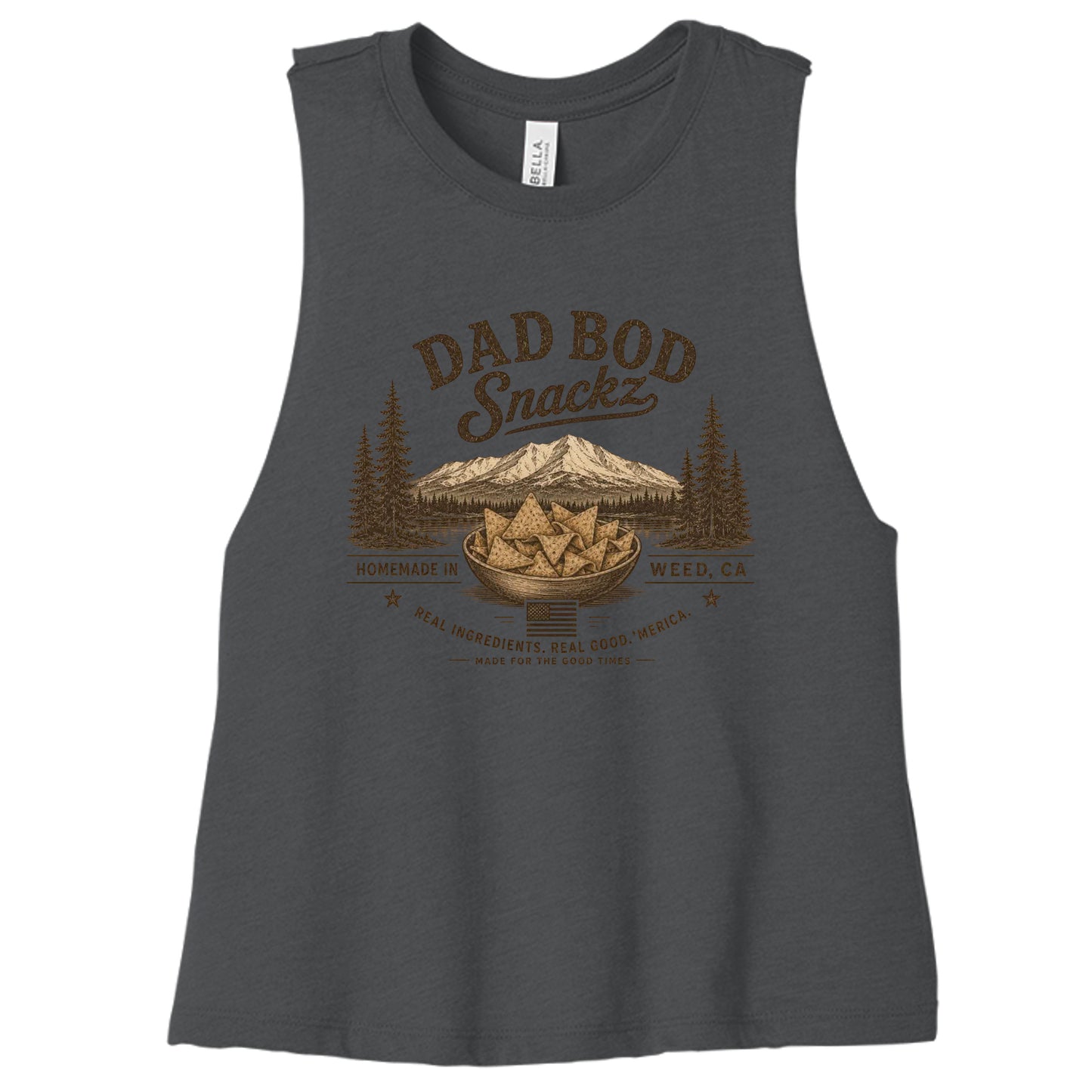 DARK GRY HEATHER - 6682 - FRONT