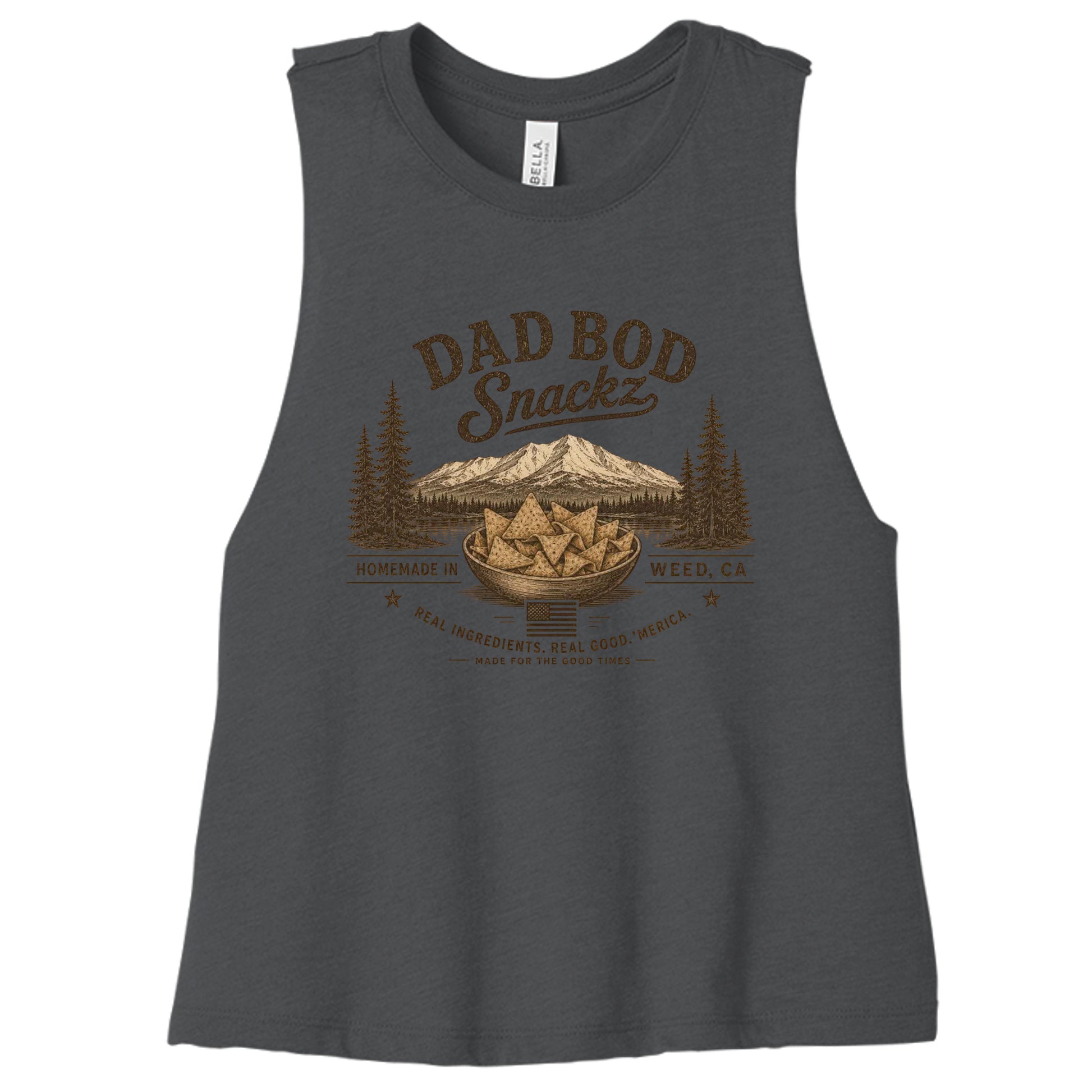 DARK GRY HEATHER - 6682 - FRONT